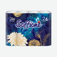 Туалетная бумага   Soffione  , 2 слоя, 24 шт