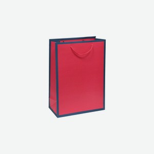 Пакет подарочный Принчипесса красный 11,5х36х26 см