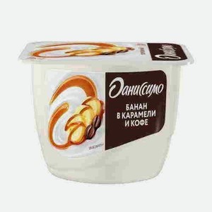 Продукт Даниссимо Творожный Банан В Карамели И Кофе 5,8% 130г
