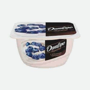 Продукт Творожный Даниссимо Крем-черника 130г в магазине Малинка