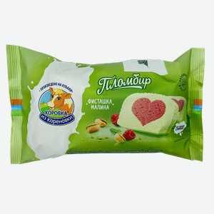 Мороженое КОРОВКА ИЗ КОРЕНОВКИ Фисташка-малина, 200г
