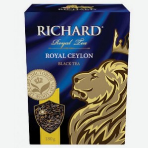 Чай черный Richard Royal Ceylon 180г круп.лист.