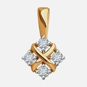 Подвеска SOKOLOV Diamonds из золота с бриллиантами 1030905