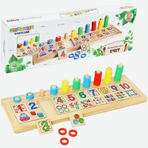 Деревянная игрушка Логическая игра  Веселый счет  51614
