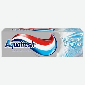 Зубная паста aquafresh 100 мл сияющая белизна
