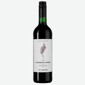 Вино безалкогольное Domaine de la Prade Merlo/Shiraz, 0,0% 0.735 л.