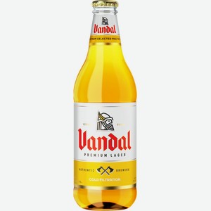 Пиво Vandal (Вандал) светлое пастеризованное 5,5% 0,45л стекло