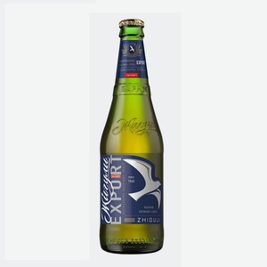 Пиво Жигули Барное Экспорт светлое пастеризованное 4,8% 0,45л стекло