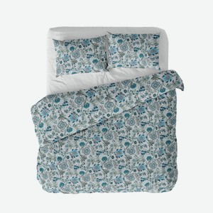 Tarrington House Комплект постельного белья сатин бирюзовый орнамент полутораспальный Россия