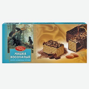 Торт вафельный МИШКА КОСОЛАПЫЙ, 250г