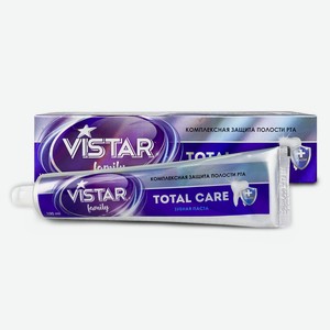Зуб. паста VISTAR Total Care; Биокальций 100мл