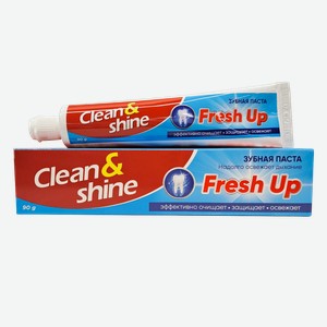 Зуб. паста CLEAN&SHINE Fresh Up Отбеливающая 90гр/120мл