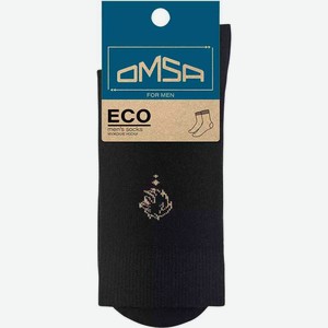 Носки мужские Omsa for Men Eco 401 Волк цвет: чёрный, 42-44 р-р