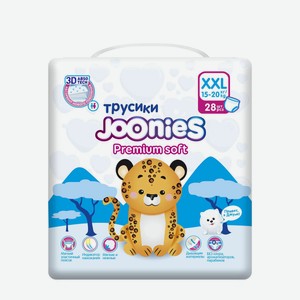 Подгузники-трусики Joonies Premium Soft XXL 15-20кг 28шт