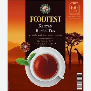Чай Foodfest Kenyan Black Tea черный байховый 100х2г