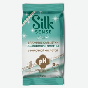 Влажные салфетки для интимной гигиены Ola! Silk Sense Без отдушки, 15 шт