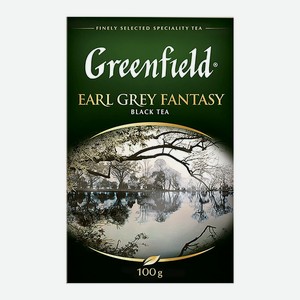 Чай Greenfield Earl Grey Fantasy черный с бергамотом листовой