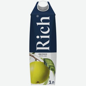 Сок Rich яблочный осветленный