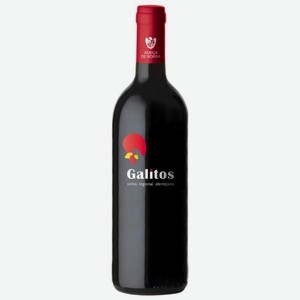 Вино красное Galitos Rosso сухое 13%, 0.75 л
