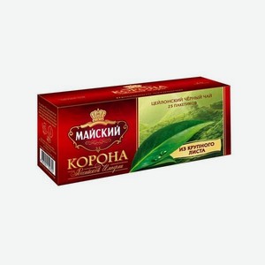 Чай МАЙСКИЙ Корона Российской Империи 25(пак)*2