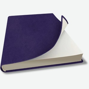Ежедневник 2024 Lamark Sigma FLEX A5 фиолетовый, 320 стр., белый блок, перфорация угла, ляссе