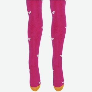 Колготки детские тёплые для девочки Para Socks р.86-92 ц.малина арт.K4D11