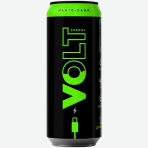 Энергетический напиток Volt Energy Манго-Лайм 0,45 л ж/б