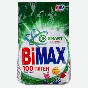 Стиральный порошок BiMax  100 пятен , автомат, 2.4 кг