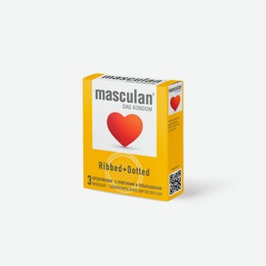 Презервативы Masculan Ribbed + Dotted 3шт