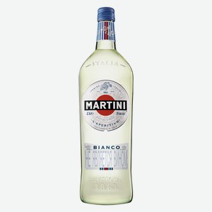 Напиток виноградосодержащий Martini Bianco из виноградного сырья белый сладкий, 1.5л Италия
