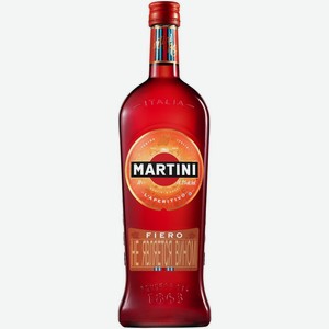 Напиток виноградосодержащий Martini Fiero из виноградного сырья сладкий, 1л Италия