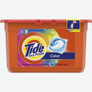 Капсулы для стирки «Color» Tide, 12 шт