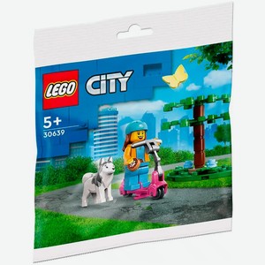 Конструктор LEGO City 30639 Лего Город  Парк для собак и самокат 
