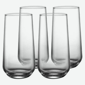 Набор стаканов ALLEGRA, стекло, в подарочной упаковке 470мл (4 шт)