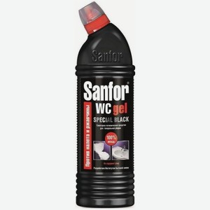 Средство чистящее Sanfor WC Gel Special Black, 1 л