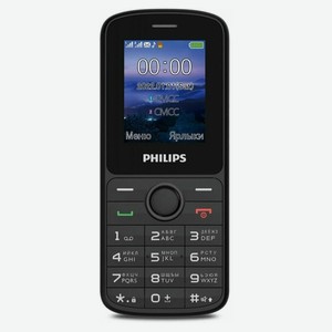 Телефон мобильный Philips E2101 черный