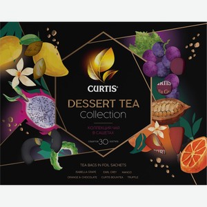 Чайный набор Curtis Dessert Tea Collection Ассорти в пакетиках 30 шт, 58.5 г