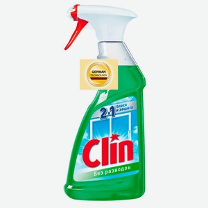 Средство для мытья окон и стекол Clin Яблоко (500м