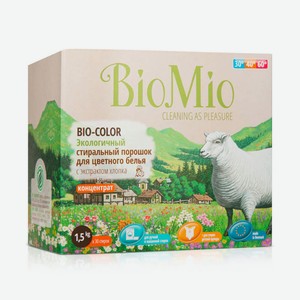 Стиральный порошок BioMio 1,5кг колор концентрат