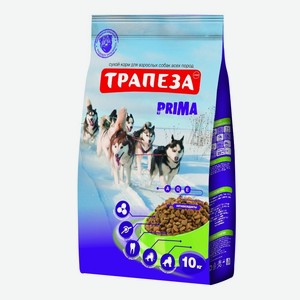 Корм Трапеза  Прима  с говядиной для активных собак (10 кг)
