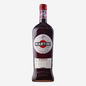 Напиток виноградосодержащий Martini Rosso из виноградного сырья красный сладкий, 1л Италия