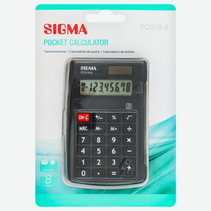SIGMA Калькулятор PC018-8 карманный Китай