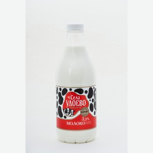 Молоко Пастеризованное Из Села Удово 3,2% 1,35л