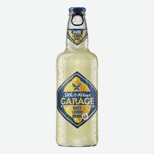 Пивной напиток Seth & Riley s Garage Hard Lemon светлый нефильтрованный пастеризованный 4,6% 400 мл