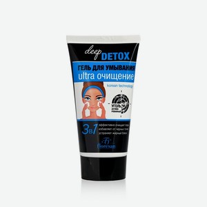 Ультра - очищающий гель Floresan Deep Detox для умывания для проблемной кожи 150мл