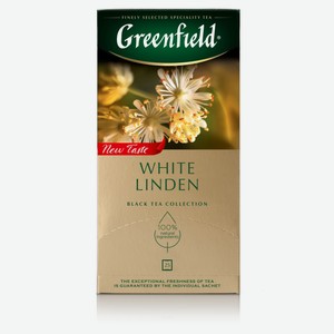 Чай черный Greenfield White Linden, 25 пакетиков
