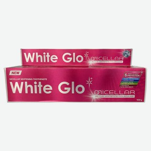 Зубная паста White Glo Отбеливающая мицеллярная, 100 г