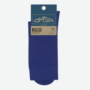 Носки мужские Omsa Eco Colors Гладь 401 ультрамариновые размер 42-44 Узбекистан