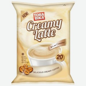 Кофе Torabika Creamy Latte растворимый (30г x 20шт), 600г Индонезия