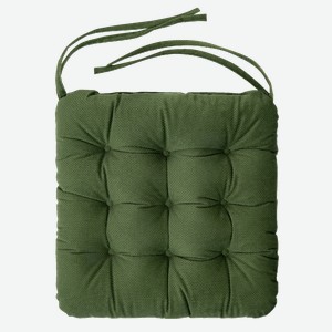Tarrington House Подушка для мебели зеленая с тафтингом 40/36 x 38 x 6см Россия